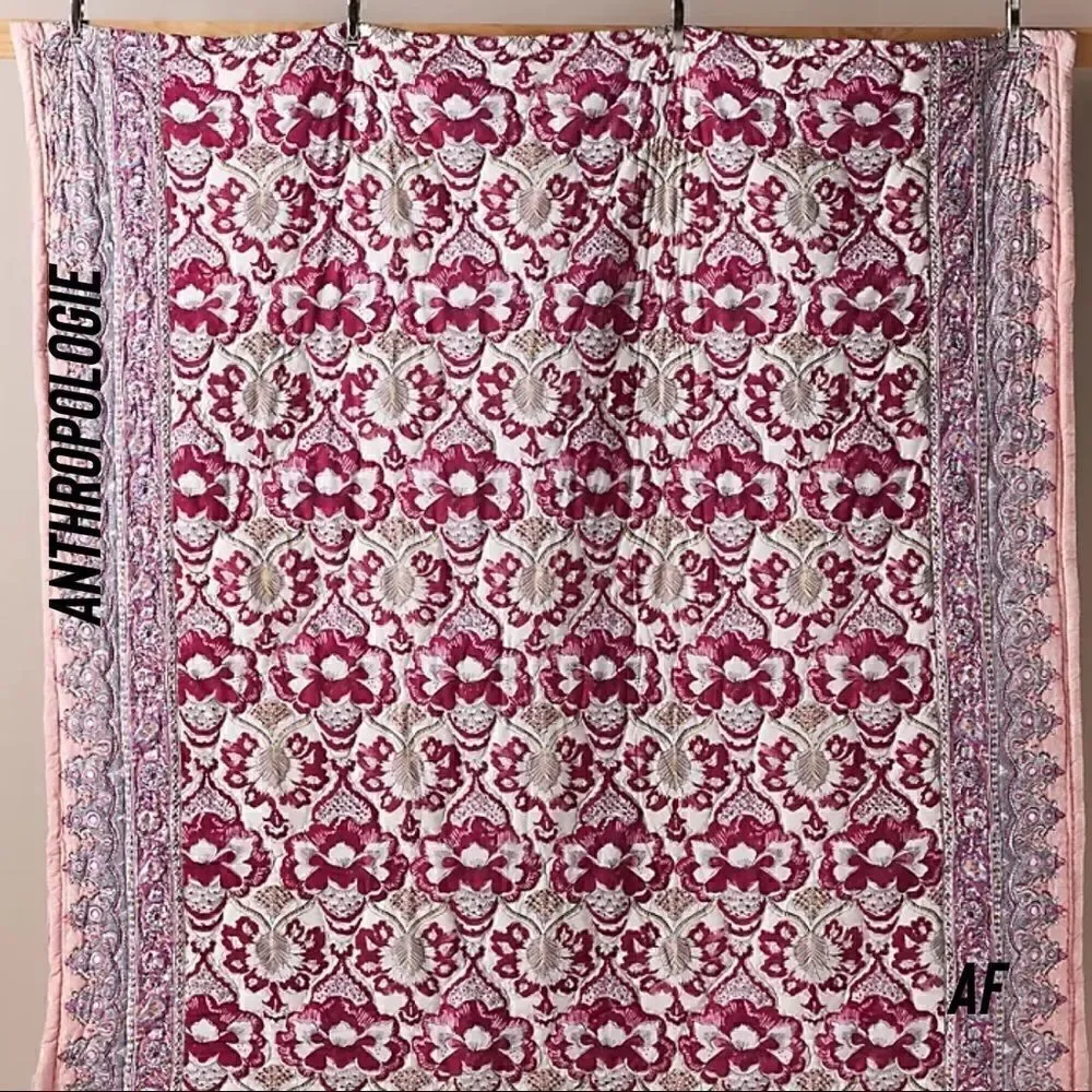 ANTHROPOLOGIE ZADIE QUILT QUEEN NEW